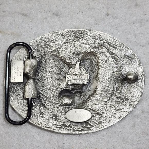 Siskiyou Buckle Co. Inc Pewter Flying Eagle Belt Buckle G-5 1991 Oregon USA Vtg - Picture 2 of 9
